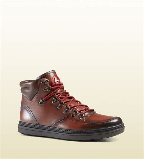 gucci boots men brown